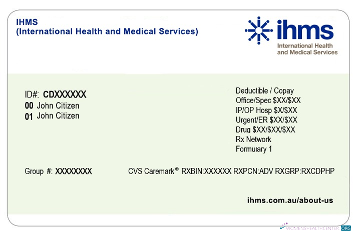 Download Nauru health insurance card Photoshop template